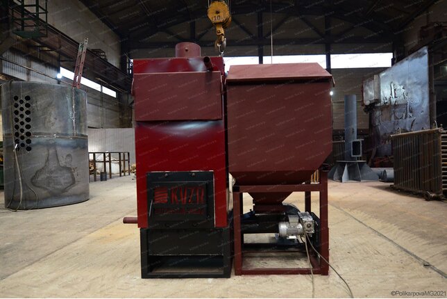 Котел угольный 0.3 МВт с автоматической подачей