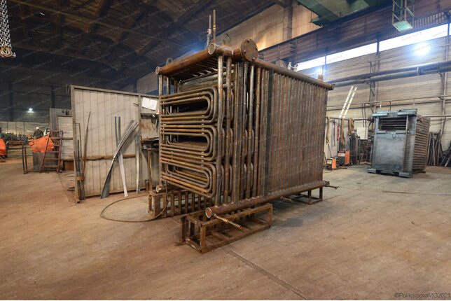 Промышленный котел 1160 кВт уголь дрова - изготовление