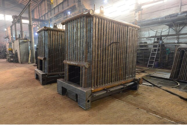 Угольный котел 1.1 МВт - изготовление