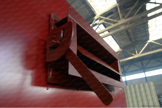 Шибер газохода к угольному котлу 1100 кВт