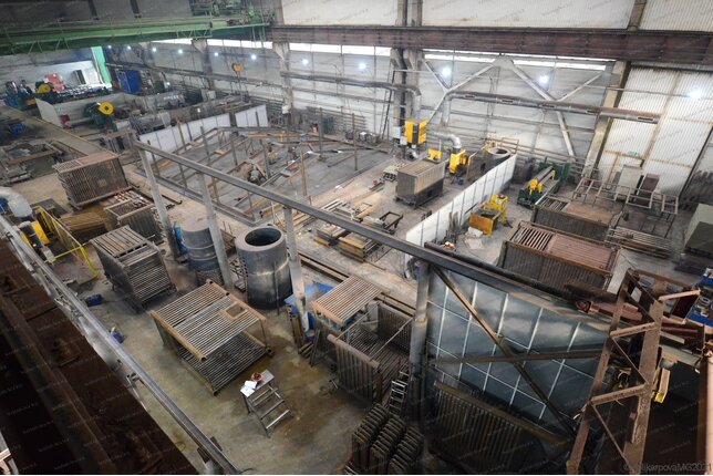 Газовый котел 0.35 МВт производство